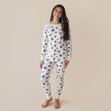 Load image into Gallery viewer, Women's Organic Pajama Set - LS Top and Pants