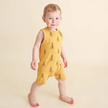 Load image into Gallery viewer, Printed Organic Tank Romper
