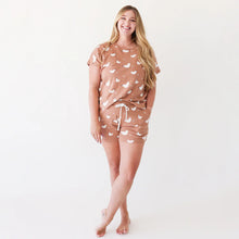 Load image into Gallery viewer, Women's Organic Pajama Set - SS Top and Shorts