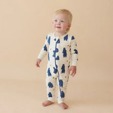 Load image into Gallery viewer, 2 Way Zip Printed Long Sleeve Romper