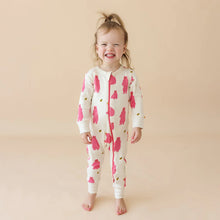 Load image into Gallery viewer, 2 Way Zip Printed Long Sleeve Romper