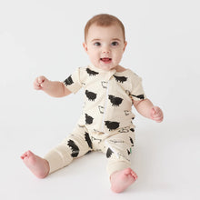 Load image into Gallery viewer, 2 Way Zip Short Sleeve Printed Romper