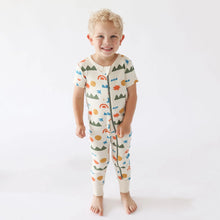 Load image into Gallery viewer, 2 Way Zip Short Sleeve Romper