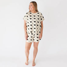 Load image into Gallery viewer, Women's Organic Pajama Set - SS Top and Shorts