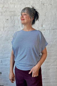 Anin Top - Blue Stripes