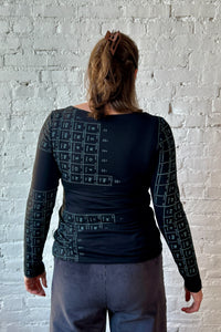 Nanette Top - Black Periodic Table