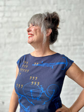 Load image into Gallery viewer, Simple Tee  -Marine Bikes and Commas