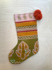 Kantha Holiday Stockings