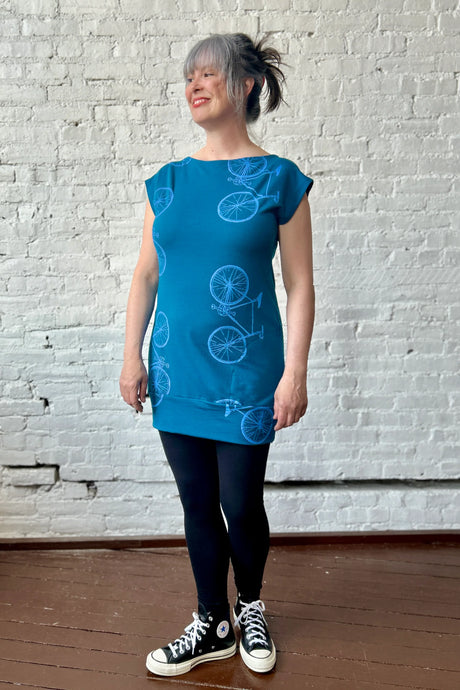Oh Joyful Tunic - Moroccan Blue Bikes
