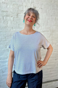 Boatneck Top - Stripes