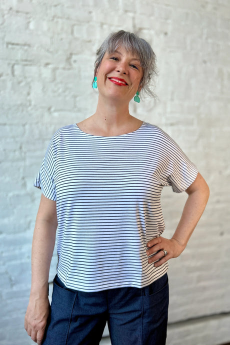 Boatneck Top - Stripes