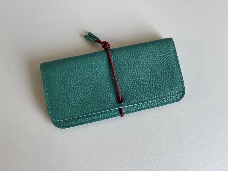 KNOT Leather Wallet Wide