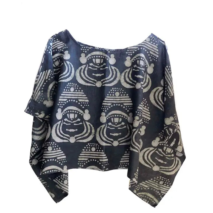 Block Print Crop top - Kathak