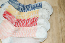 Load image into Gallery viewer, Giza Cotton Herringbone Socks
