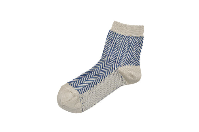 Giza Cotton Herringbone Socks