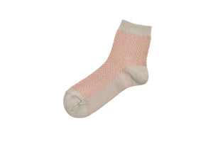 Giza Cotton Herringbone Socks