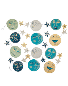 Man on the Moon Sewn Garland