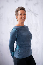 Load image into Gallery viewer, Nanette Top - Heather Lake with Lightbulbs