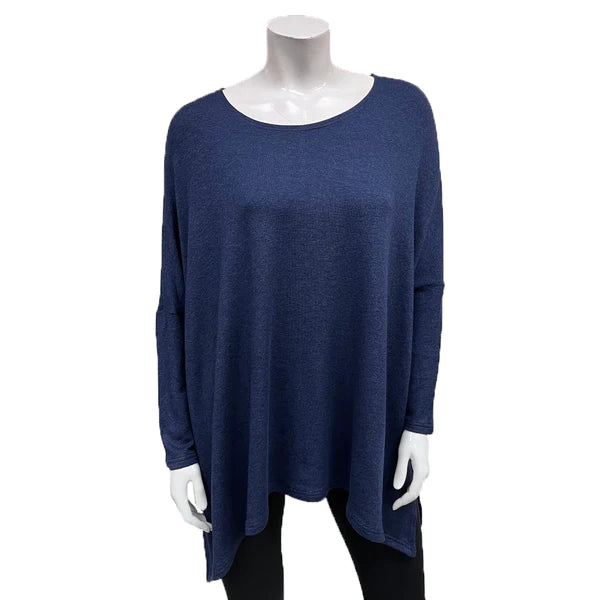 Modal Sweaterknit Drape Tunic
