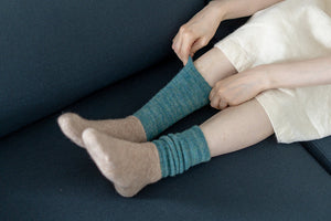 Mohair Wool Pile Socks