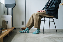 Load image into Gallery viewer, Mohair Wool Border Socks
