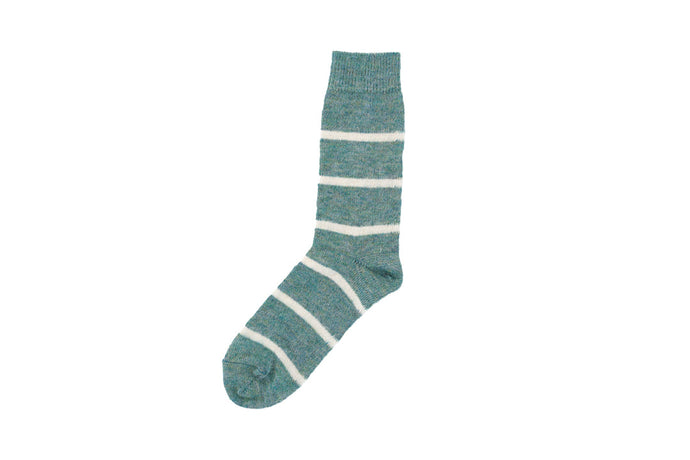 Mohair Wool Border Socks