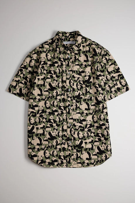 Japanese Panda Print Shirt