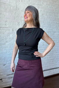 Olympia Top - Unprinted Black