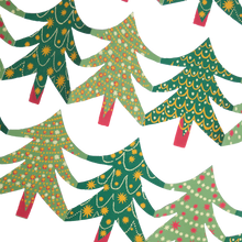 Load image into Gallery viewer, Christmas Trees Concertina Garland