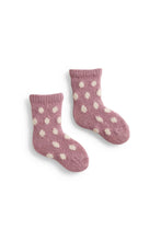 Load image into Gallery viewer, Wool Cashmere Crew Baby Socks - Classic Dot