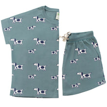 Load image into Gallery viewer, Women's Organic Pajama Set - SS Top and Shorts