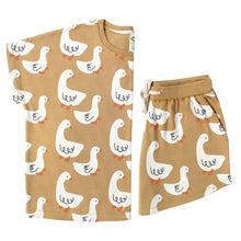 Load image into Gallery viewer, Women's Organic Pajama Set - SS Top and Shorts