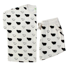 Load image into Gallery viewer, Women's Organic Pajama Set - SS Top and Shorts
