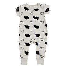 Load image into Gallery viewer, 2 Way Zip Short Sleeve Printed Romper