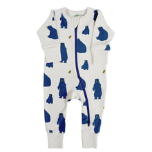 Load image into Gallery viewer, 2 Way Zip Printed Long Sleeve Romper