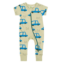 Load image into Gallery viewer, 2 Way Zip Short Sleeve Printed Romper