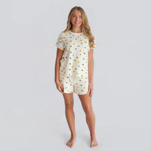 Load image into Gallery viewer, Women's Organic Pajama Set - SS Top and Shorts
