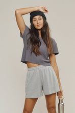 Load image into Gallery viewer, Carmen Mesh Cropped Tee