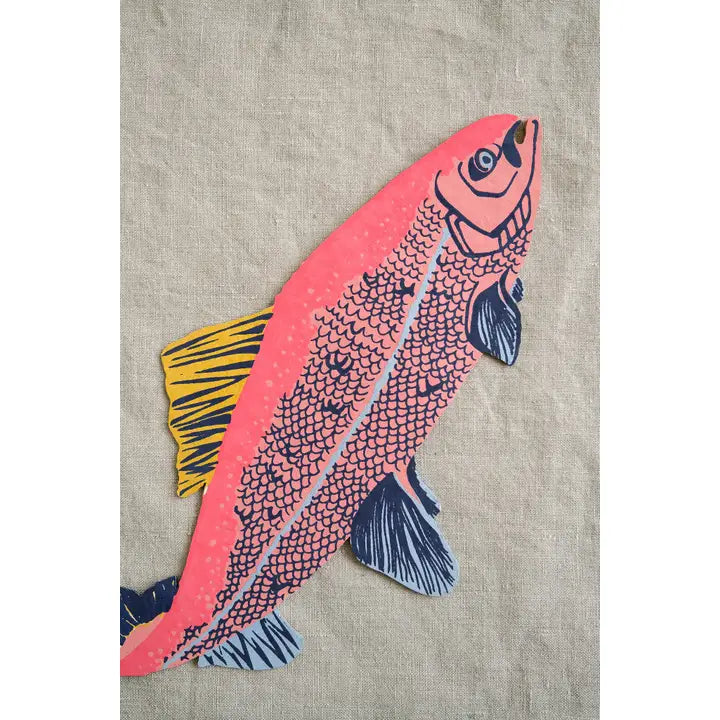 Salmon Greeting Card