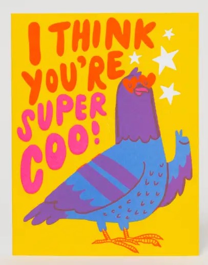 Super Coo Pigeon Card