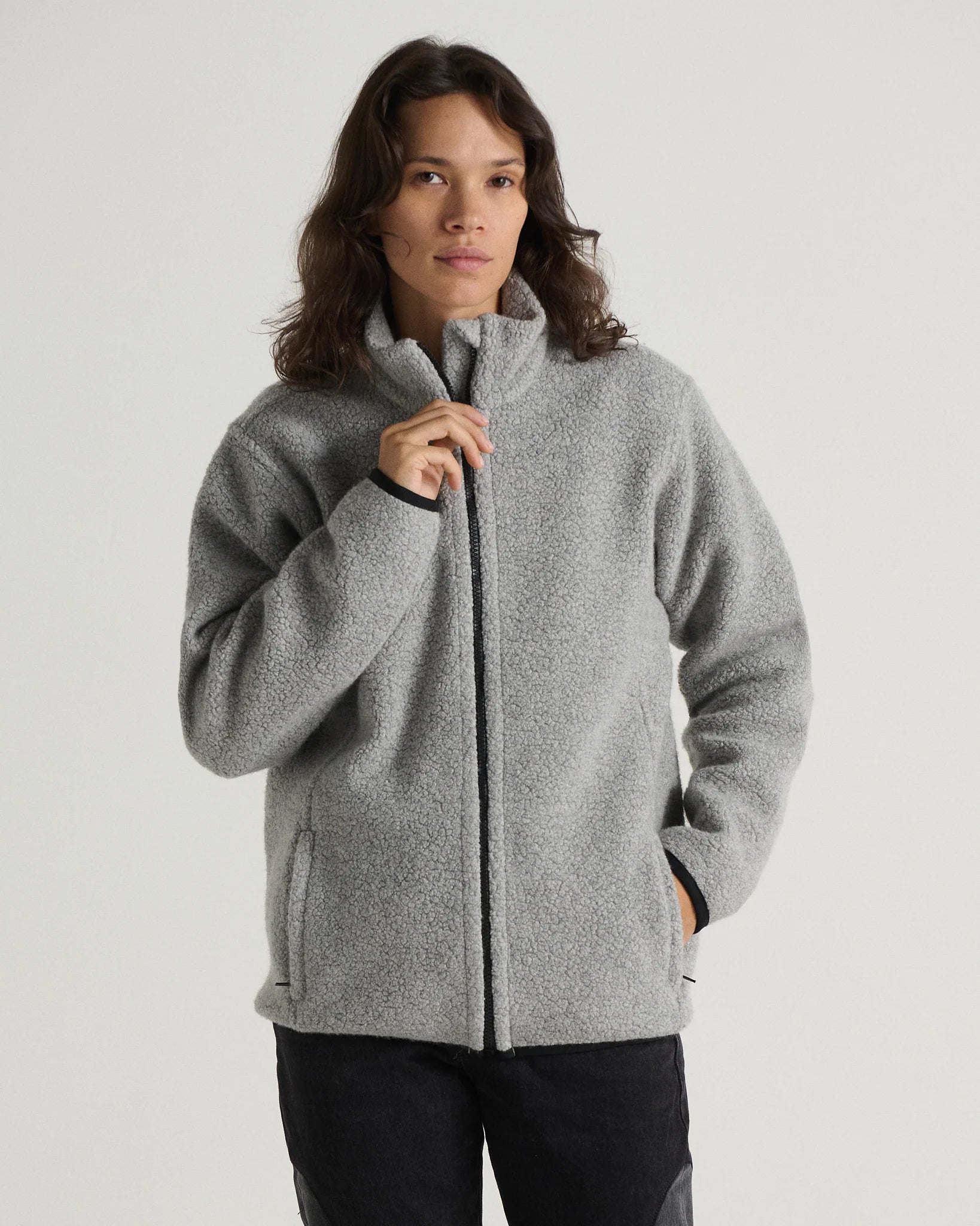 Women's Pecora Wool Zip – Zinnia Textiles Nelson