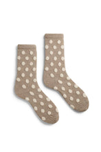 Load image into Gallery viewer, Wool Cashmere Crew Women&#39;s Socks - Classic Dot
