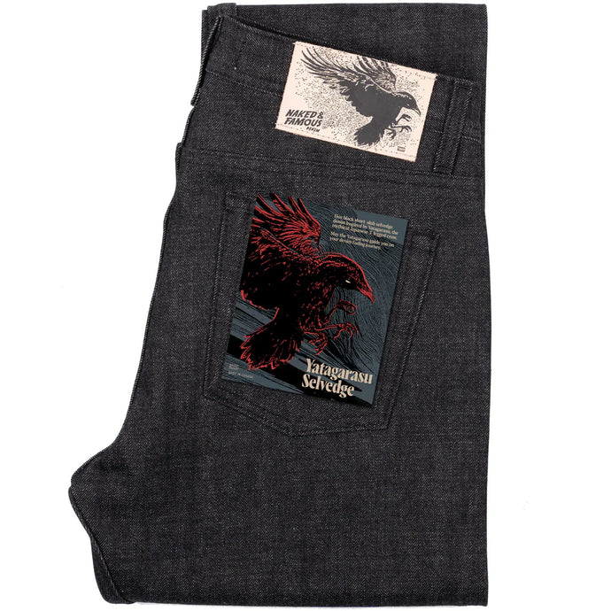 Weird Guy - Yatagarasu Selvedge - Black