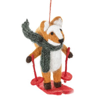 Load image into Gallery viewer, Felix The Skiing Fox Decoration