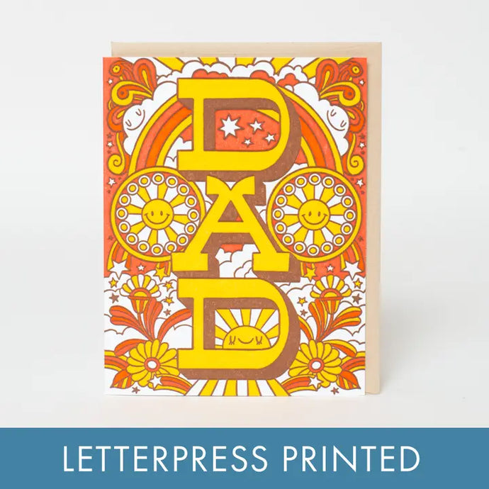 Groovy Father's Day Card