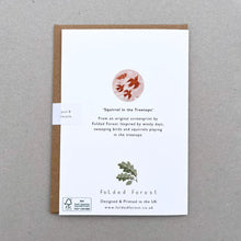 Load image into Gallery viewer, Squirrel in the Treetops Greeting Card