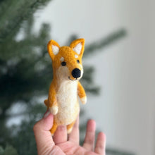 Load image into Gallery viewer, Shiba Inu Dog Finger Puppet