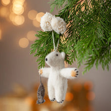 Load image into Gallery viewer, Peter Polar Bear Christmas Decoration