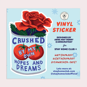 Crushed Sticker
