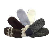Load image into Gallery viewer, Upcycled Adult Wool Mittens